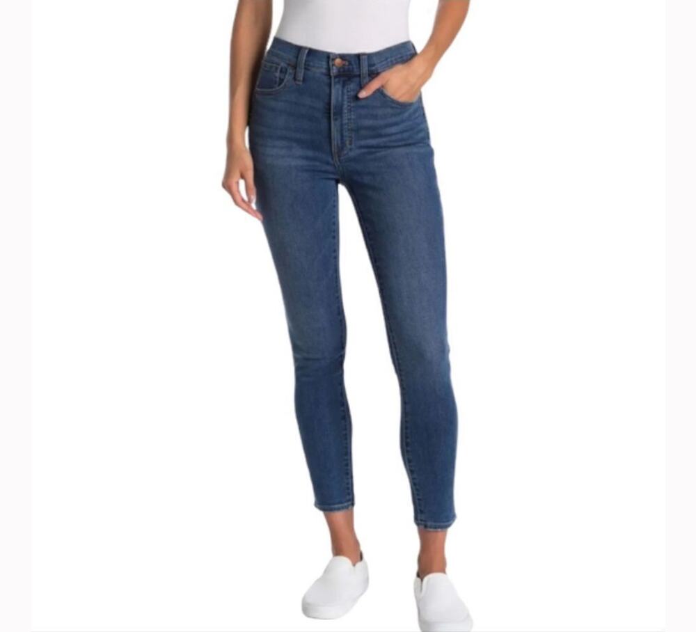 Madewell Womens 10” High Rise Skinny Crop Jeans Medium Wash Size 29